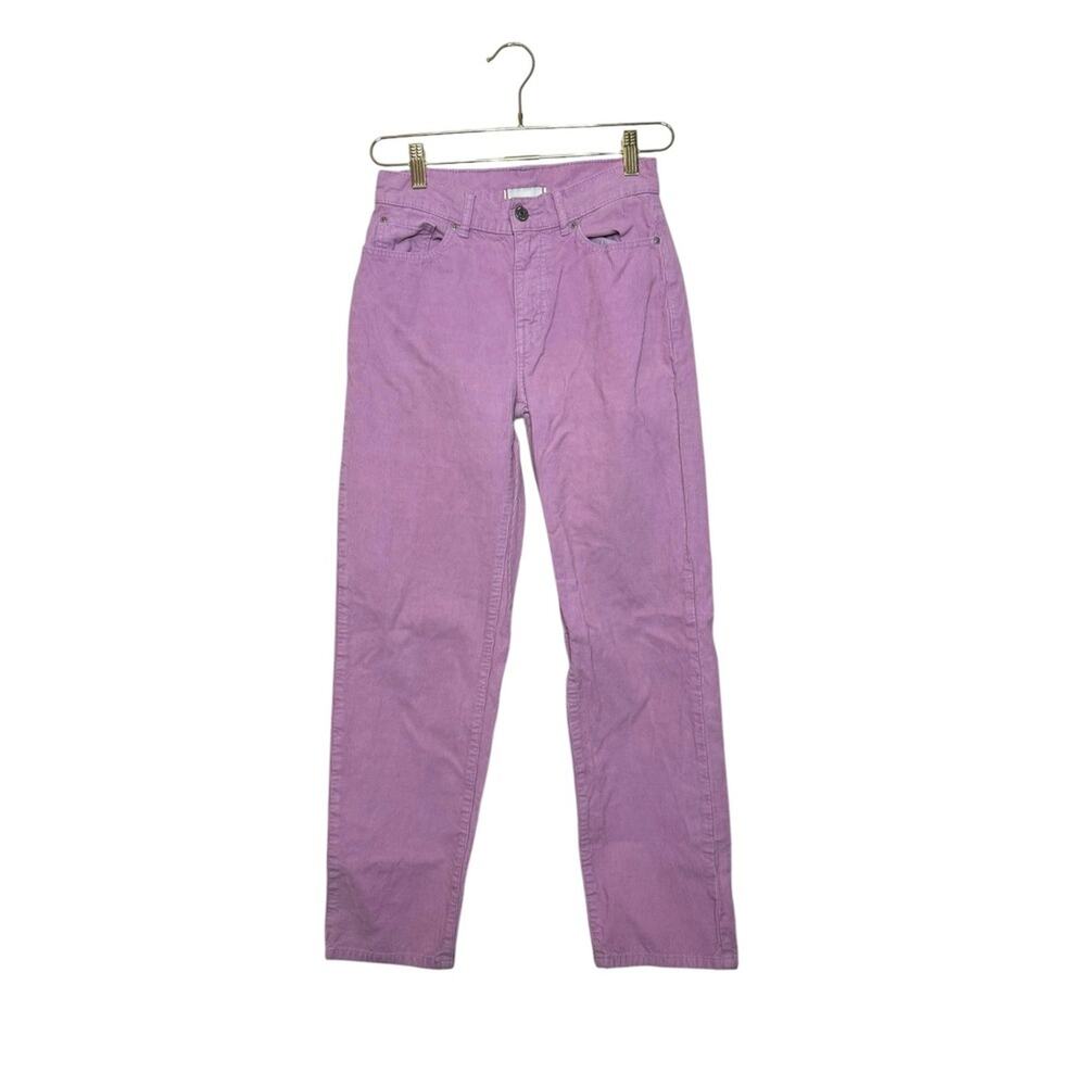 BDG Corduroy Pegged Cowboy Pants Lilac Purple Women's Size 24 Casual‎ Streetwear